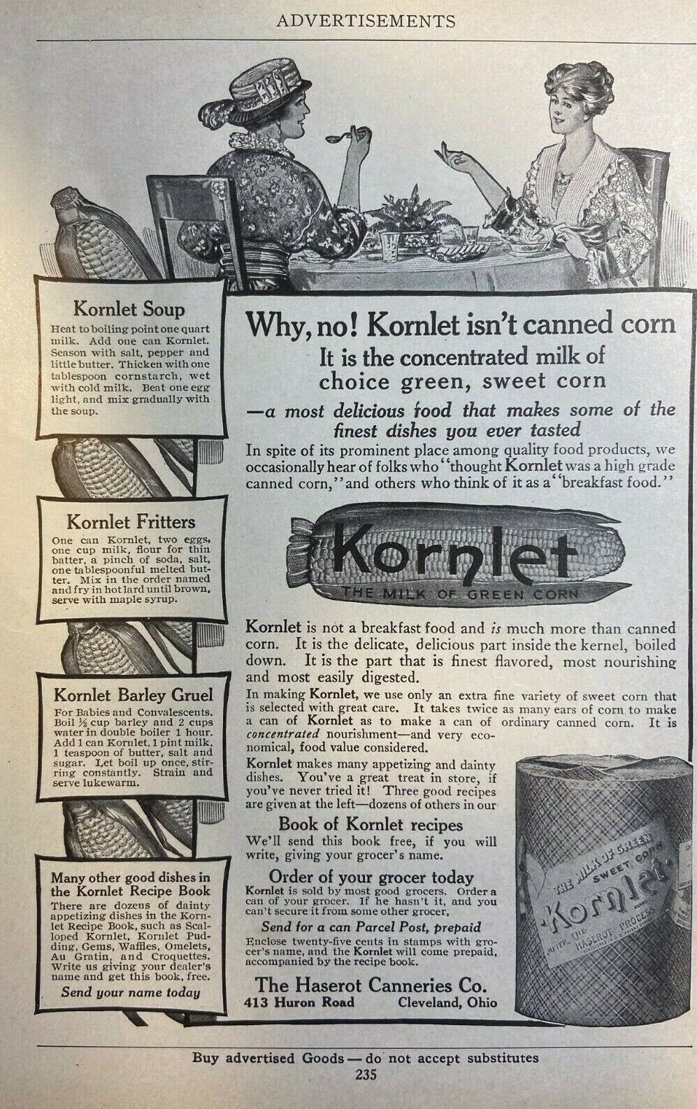 Kornlet ad 1907