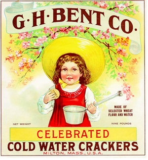 Bent cold water crackers